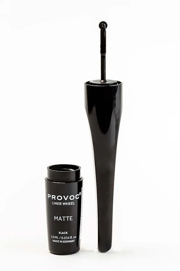 Provoc Жидкая подводка для глаз с роликом / Eyeliner Wheel 01 Matte Black, черный матовый KRISTALLER, черный матовый - фото 2