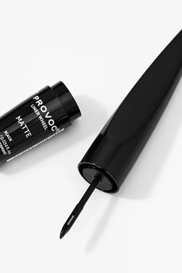 Provoc Жидкая подводка для глаз с роликом / Eyeliner Wheel 01 Matte Black, черный матовый KRISTALLER, черный матовый - фото 2