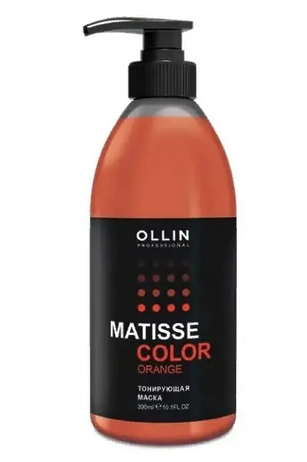 Ollin Тонирующая маска для волос / Matisse Color, оранжевый, 300 мл KRISTALLER, оранжевый - фото 2