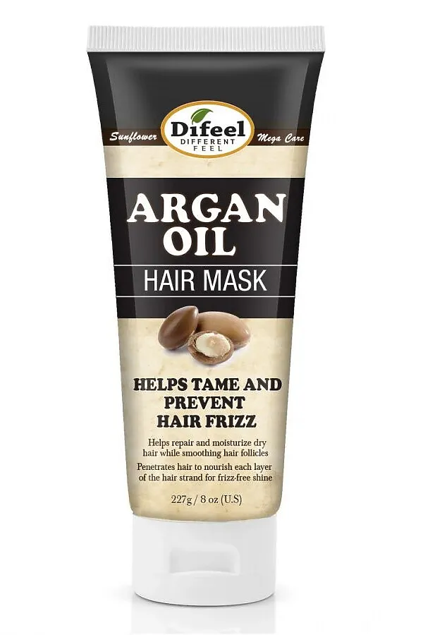 Difeel Питательная маска для волос с аргановым маслом / Argan Oil Hair Mask, 236 мл KRISTALLER, аргана - фото 2
