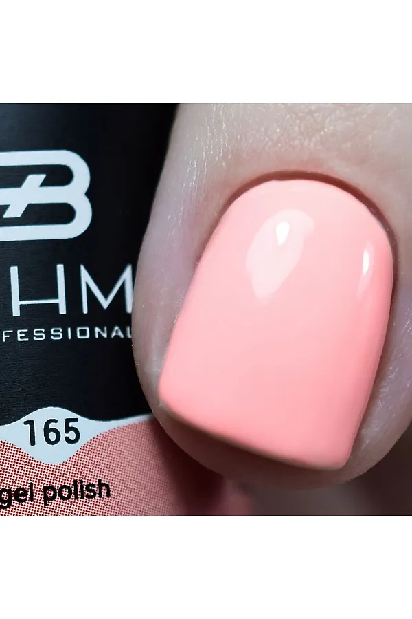 BHM Professional Гель-лак для ногтей, 165, 7 мл KRISTALLER, бежево-розовый - фото 2