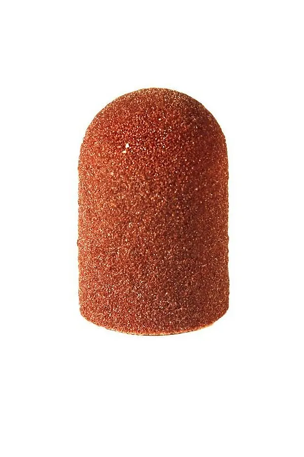 Planet Nails Колпачок абразивный, 16 x 26 мм, 150 грит, 10 шт./уп. KRISTALLER, коричневый - фото 2