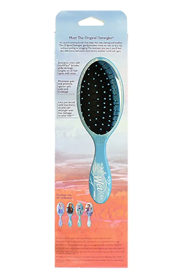 Wet Brush Расчёска для спутанных волос / Disney Frozen Anna Guiding Spirit BWRANNASPRI KRISTALLER, голубой - фото 2