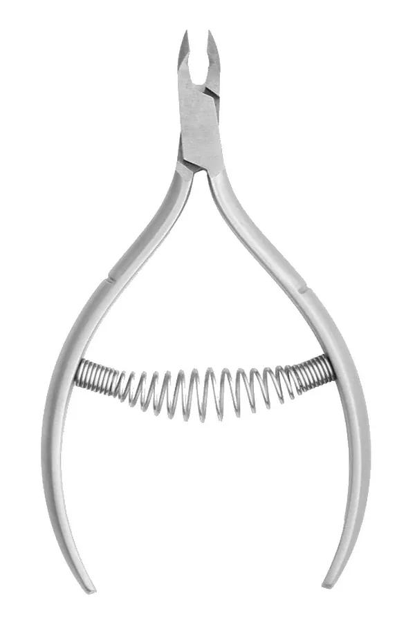 Nippon Nippers Кусачки маникюрные для кутикулы / Standard NN_NS-02S-4, спиральная пружина, ручная заточка, 4 мм KRISTALLER, серебристый - фото 2