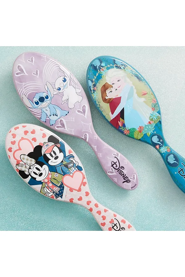 Wet Brush Расческа для спутанных волос / Original Detangler Disney Love Mickey And Minnie BWRDISLVMM, розовый KRISTALLER, розовый - фото 2