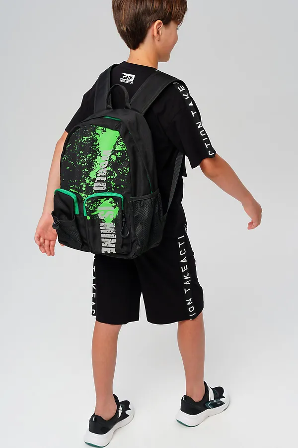 Рюкзак PLAYTODAY, черный,зеленый - фото 2
