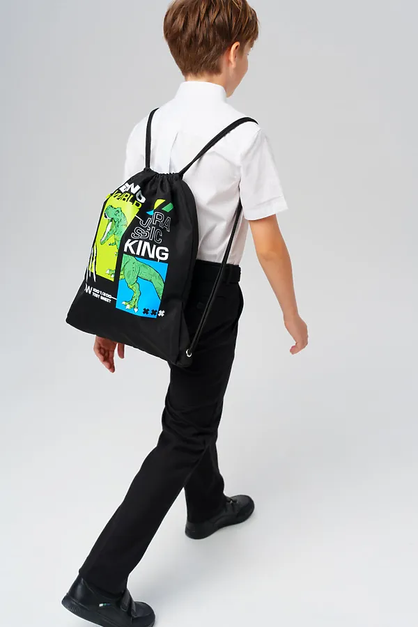 Сумка-мешок PLAYTODAY, черный,синий,зеленый - фото 2