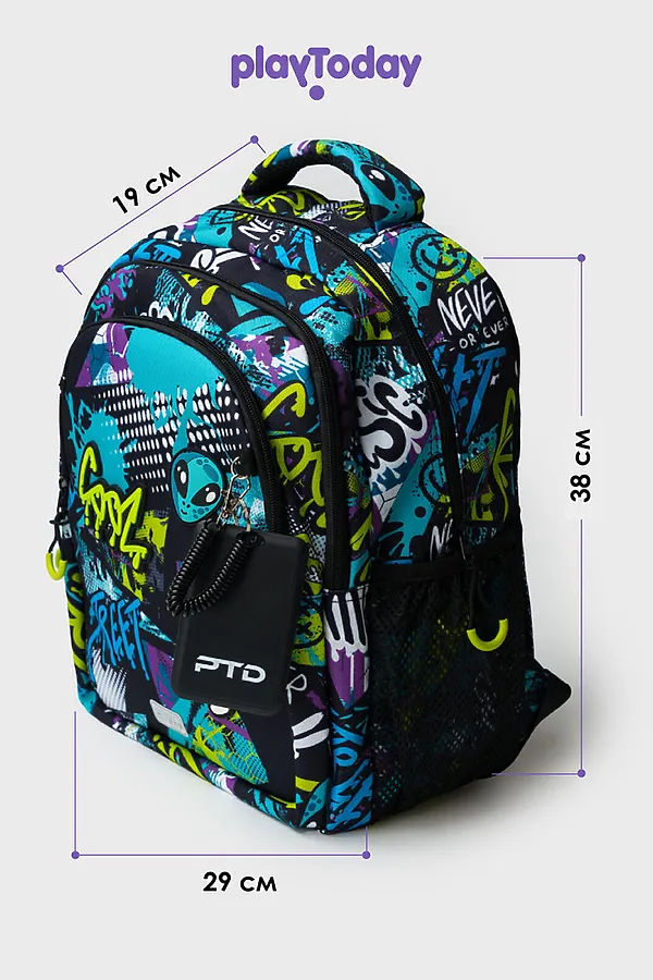 Рюкзак PLAYTODAY, разноцветный - фото 2