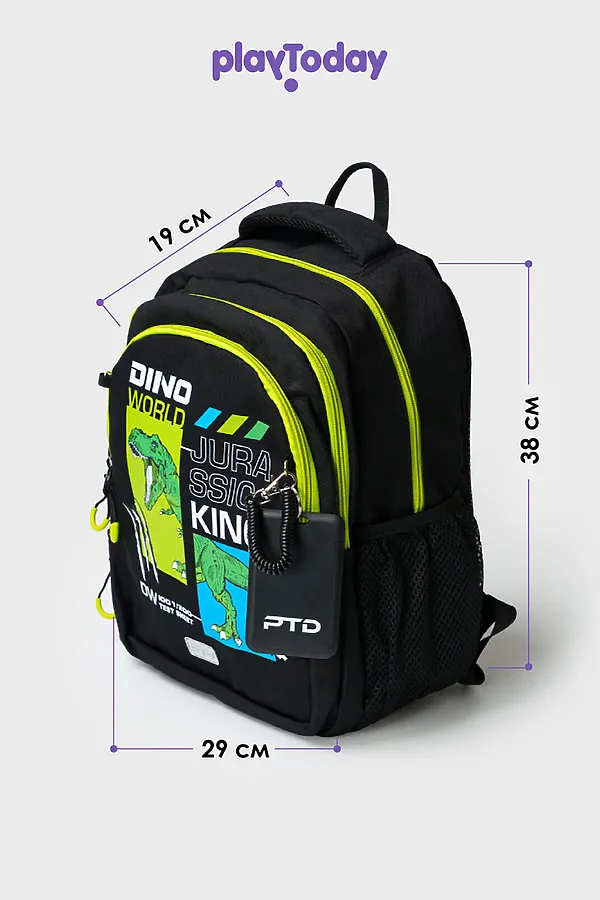 Рюкзак PLAYTODAY, черный,синий,зеленый - фото 2