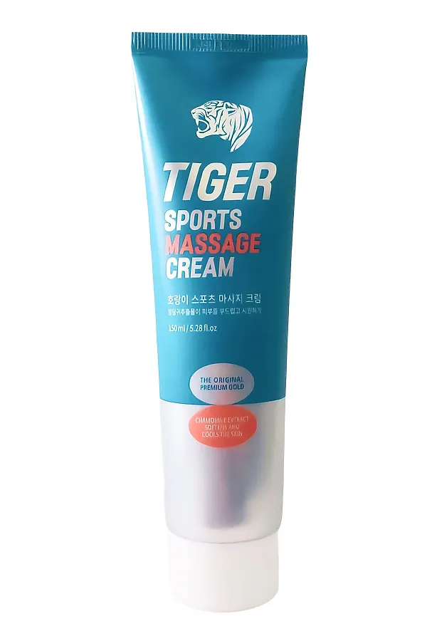 White Wolsy Спортивный массажный крем для суставов / Tiger Sports Massage Cream, 150 мл KRISTALLER, синий - фото 2