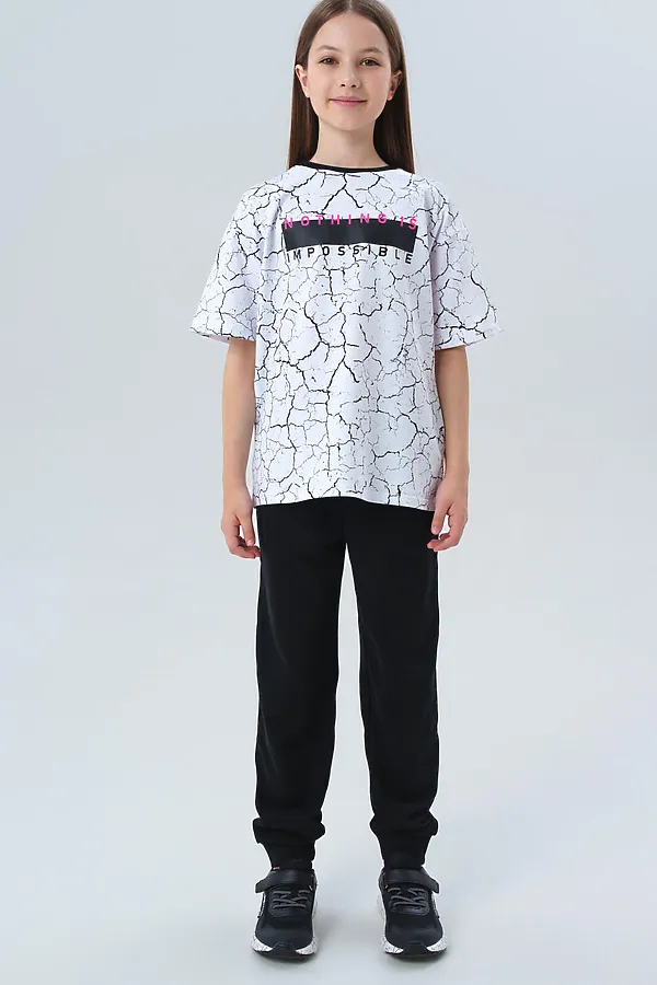 Футболка PLAYTODAY, белый,черный - фото 2