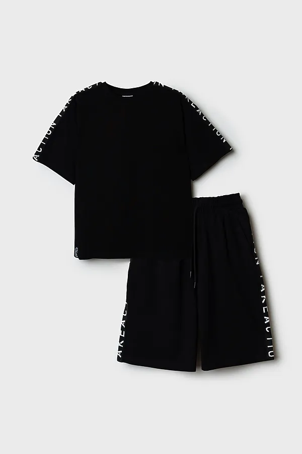 Комплект (Футболка+Шорты) PLAYTODAY, черный - фото 2