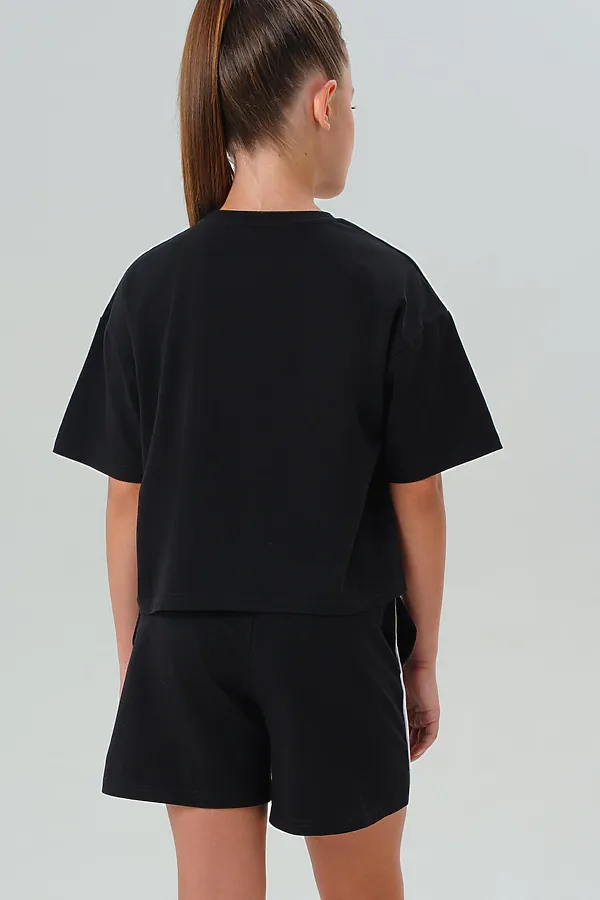 Комплект (Футболка+Шорты) PLAYTODAY, черный - фото 2