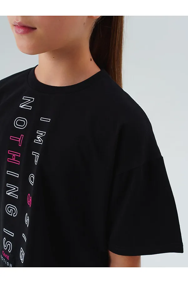 Комплект (Футболка+Шорты) PLAYTODAY, черный - фото 2