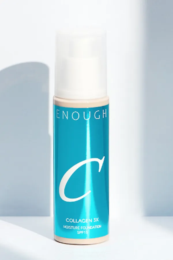 Enough Увлажняющий тональный крем для лица с коллагеном N20 / Collagen 3X Moisture Foundation SPF15, 100 мл KRISTALLER, vanilla - фото 2