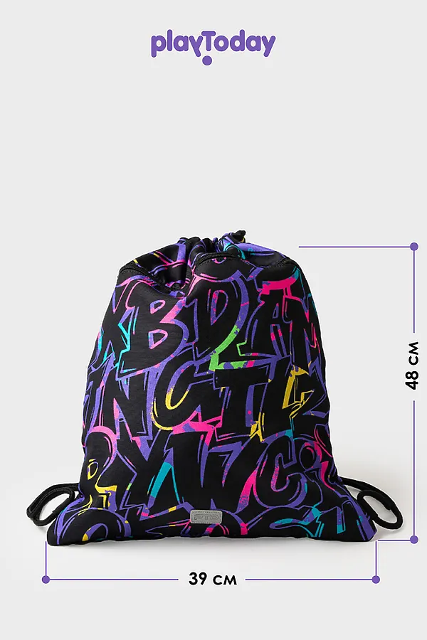 Сумка-мешок PLAYTODAY, разноцветный - фото 2