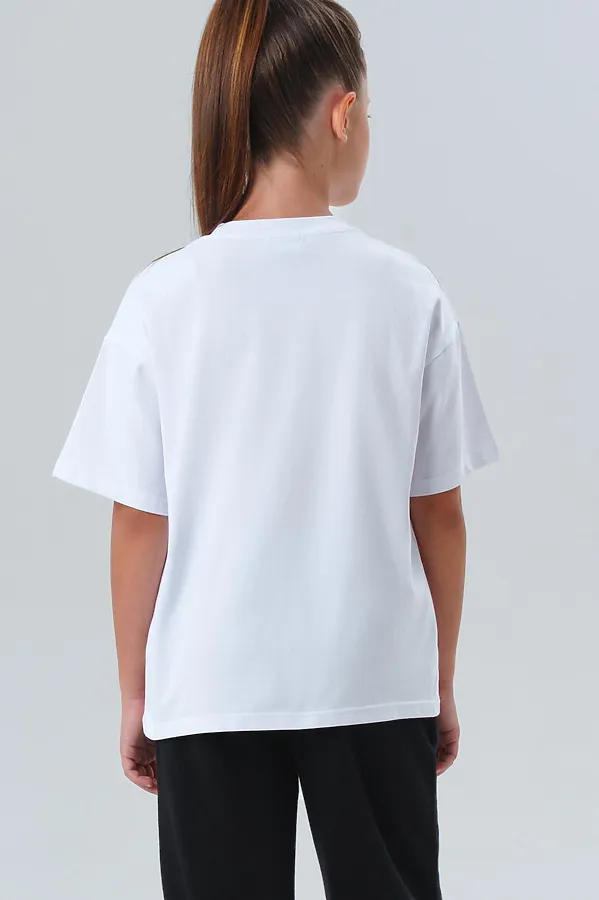 Футболка для девочки, 2 шт. в комплекте PLAYTODAY, белый - фото 2