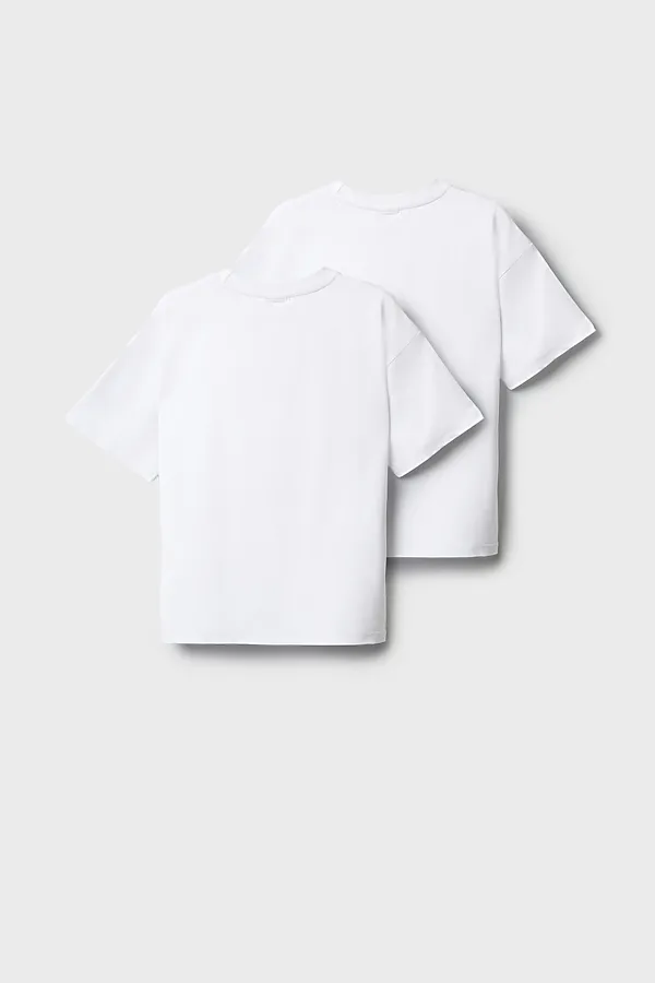 Футболка для девочки, 2 шт. в комплекте PLAYTODAY, белый - фото 2
