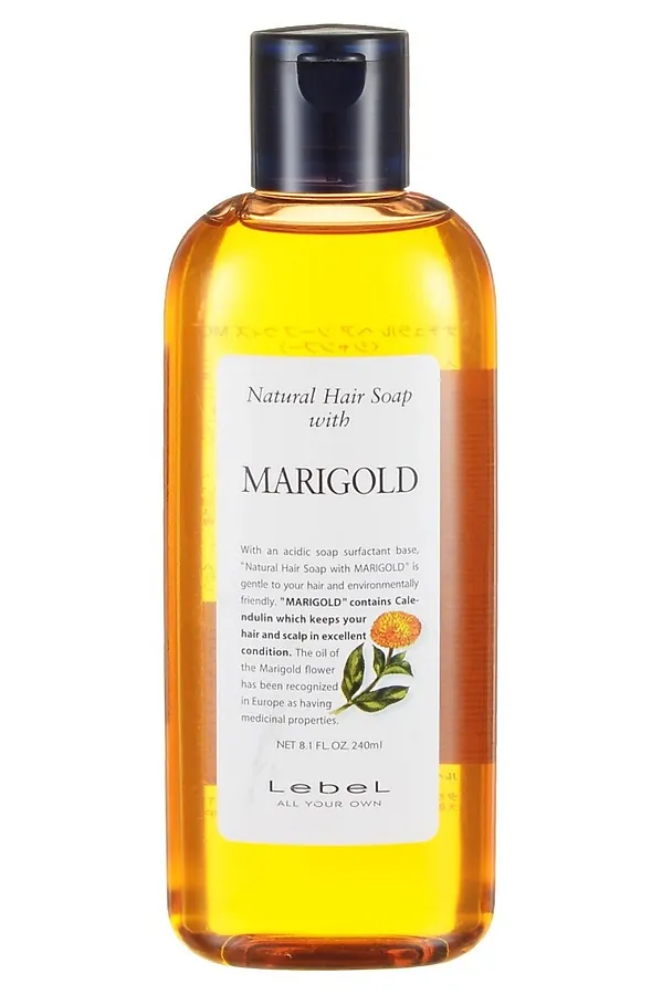 Lebel Шампунь натуральный для жирной кожи головы / Natural Hair Soap Marigold, 240 мл KRISTALLER, marigold - фото 2