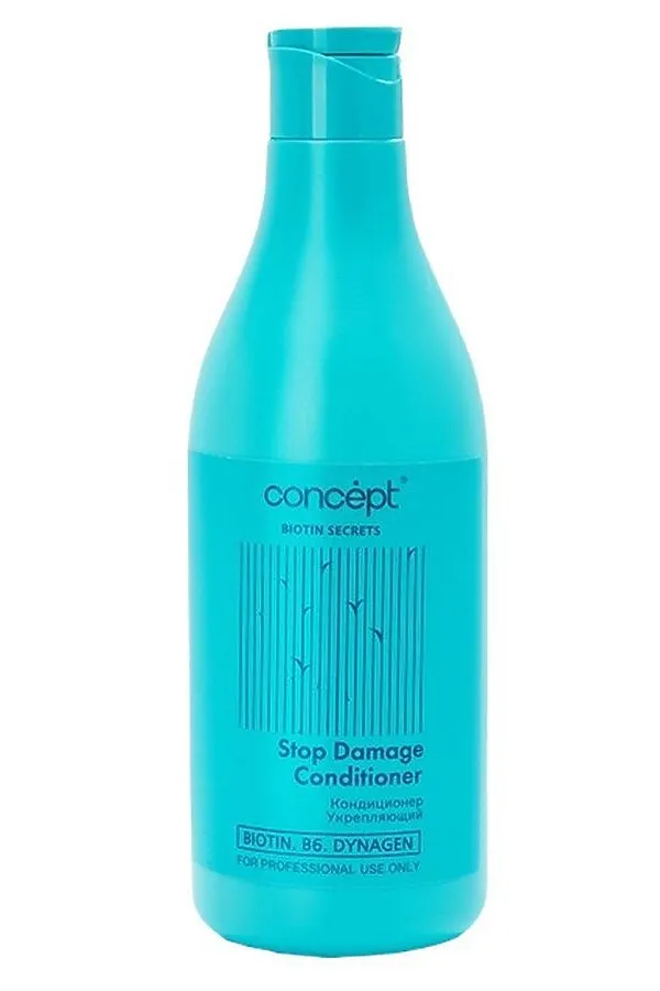 Concept Biotin Secrets Кондиционер для волос укрепляющий / Stop Damage Conditioner, 500 мл KRISTALLER, голубой - фото 2