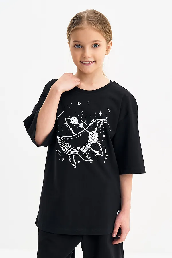 Футболка KOGANKIDS, чёрный - фото 2