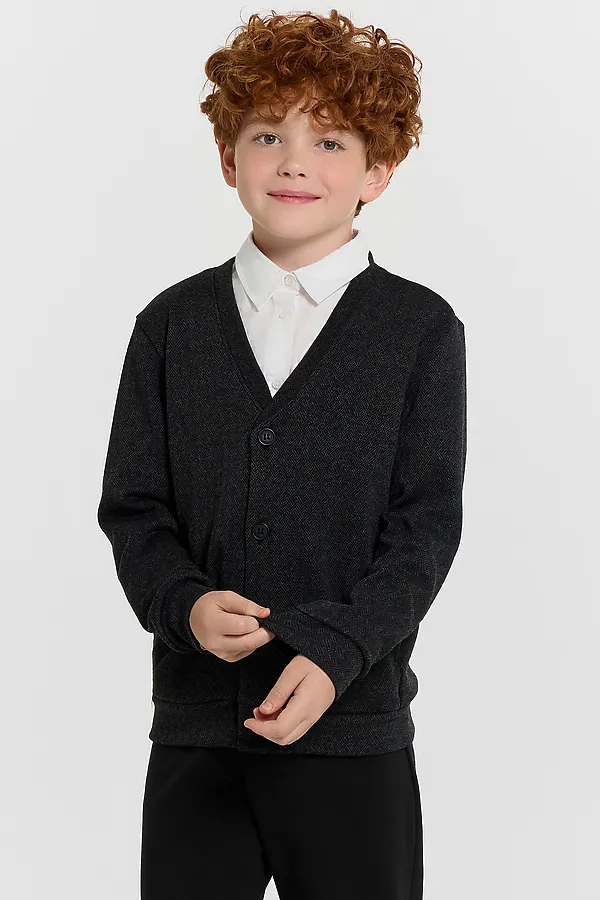 Жакет MARK FORMELLE, переплетение на черном - фото 2