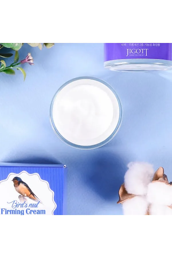 Jigott Крем для лица антивозрастной с экстрактом ласточкиного гнезда / Bird’s Nest Wrinkle Cream, 70 мл KRISTALLER, белый - фото 2