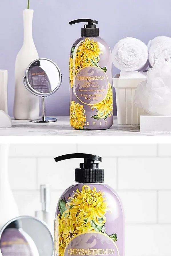 Jigott Парфюмированный гель для душа с экстрактом хризантемы / Chrysanthemum Perfume Body Wash, 750 мл KRISTALLER, хризантема - фото 2