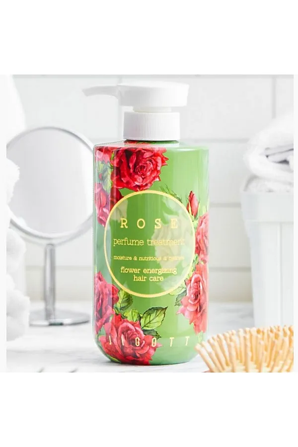 Jigott Парфюмированный шампунь для волос с экстрактом розы / Rose Perfume Shampoo, 500 мл KRISTALLER, шампунь - фото 2