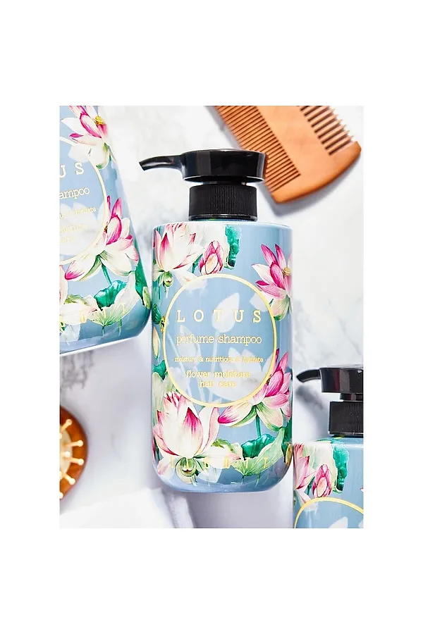 Jigott Парфюмированный шампунь с экстрактом лотоса / Lotus Perfume Shampoo, 500 мл KRISTALLER, лотос - фото 2