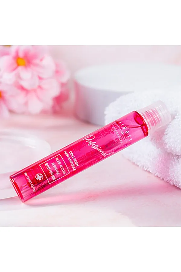 Jigott Ампульный филлер для волос с коллагеном / Signature Professional Collagen Hair Ampoule, 10 шт. x 13 мл KRISTALLER, красный - фото 2
