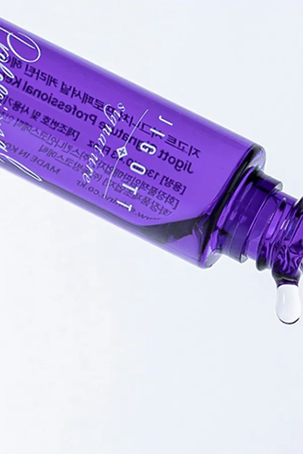 Jigott Ампульный филлер для волос с кератином / Signature Professional Keratin Hair Ampoule, 10 шт. x 13 мл KRISTALLER, фиолетовый - фото 2