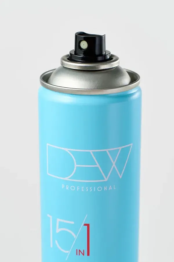 DEW Professional Лак для волос экстрасильной фиксации / 15 in 1 Extra Force, 500 мл KRISTALLER, голубой - фото 2