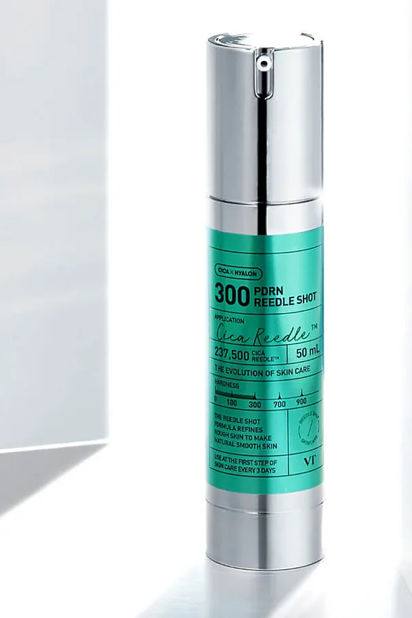 VT Cosmetics Омолаживающая бустер-сыворотка с PDRN и микроиглами / Reedle Shot 300, 50 мл KRISTALLER, зелёный - фото 2