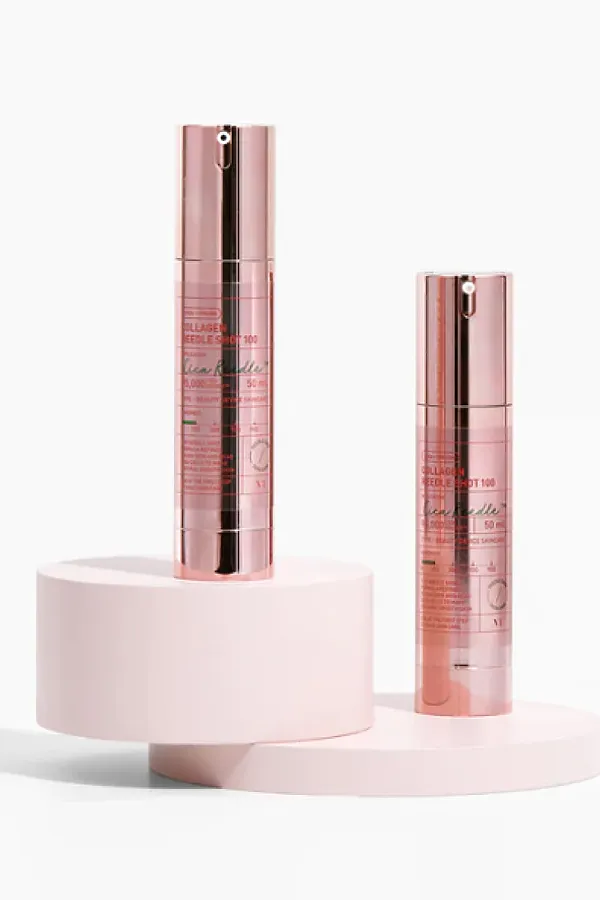 VT Cosmetics Бустер-сыворотка для лица с микроиглами и коллагеном / Collagen Reedle Shot 300, 50 мл KRISTALLER, розовый - фото 2
