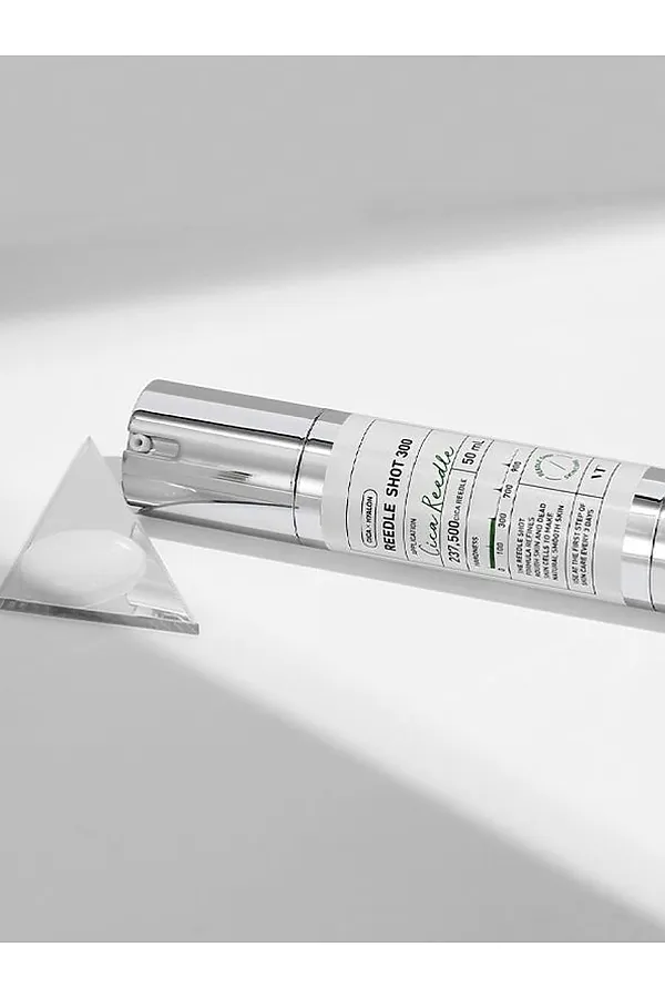 VT Cosmetics Интенсивная бустер-сыворотка для лица с микроиглами и экстрактом центеллы азиатской / Reedle Shot 300, 50 мл KRISTALLER, серебристый - фото 2