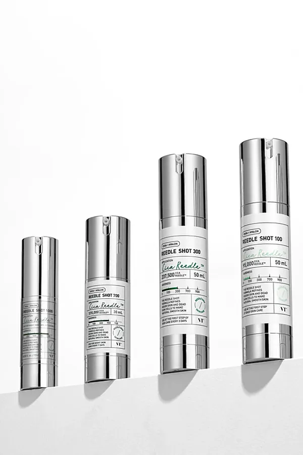 VT Cosmetics Мягкая бустер-сыворотка с микроиглами для гладкой и сияющей кожи / Midl Reedle Shot 50, 50 мл KRISTALLER, белый - фото 2