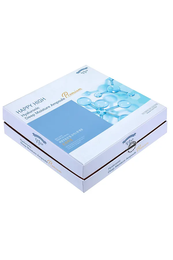 HAPPY HIGH Набор сывороток для лица с гиалуроновой кислотой / Hyaluronic Deep Moisture Ampoule Premium, 15 мл x 10 KRISTALLER, бесцветный - фото 2