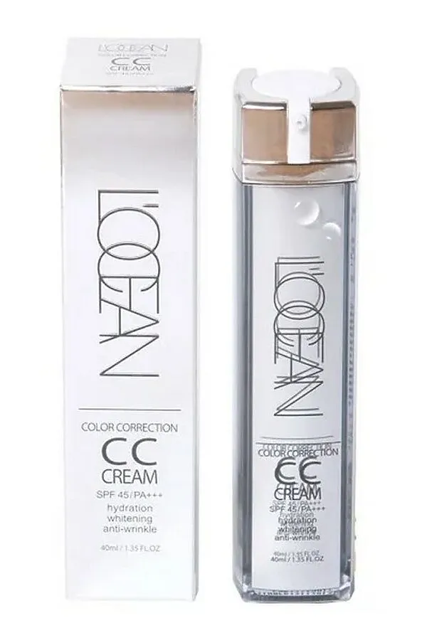 L'ocean Многофункциональный увлажняющий СС крем / Color Correction CC SPF45/PA+++, 40 мл KRISTALLER, бежевый - фото 2