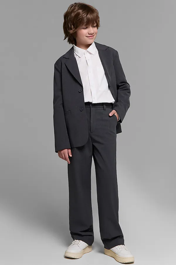 Жакет MARK FORMELLE, серый меланж - фото 2