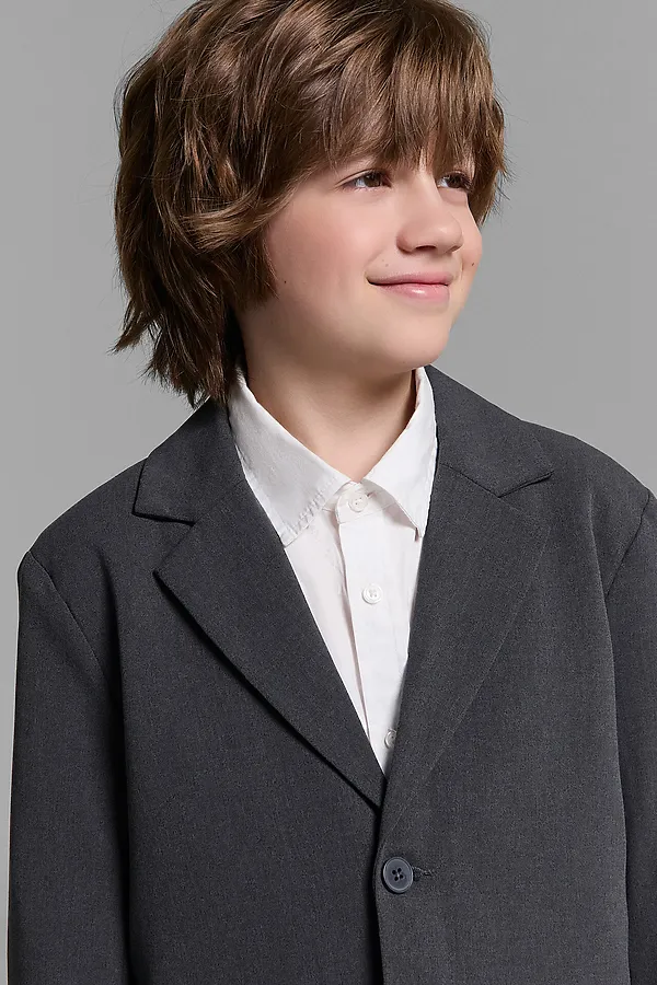 Жакет MARK FORMELLE, серый меланж - фото 2