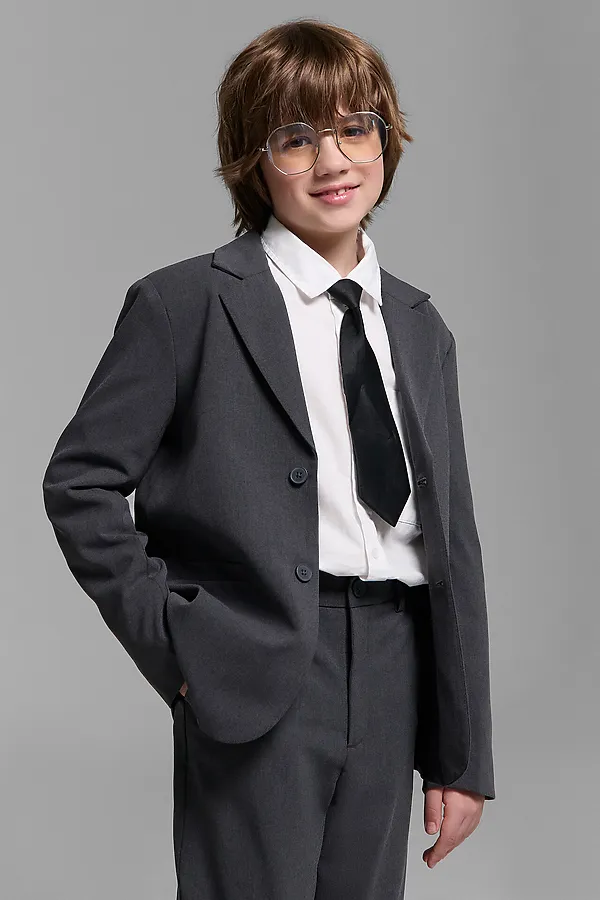 Жакет MARK FORMELLE, серый меланж - фото 2