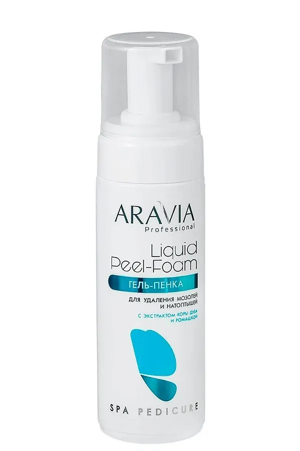 Aravia Гель-пенка для удаления мозолей и натоптышей Liquid Peel-Foam KRISTALLER, белый - фото 2