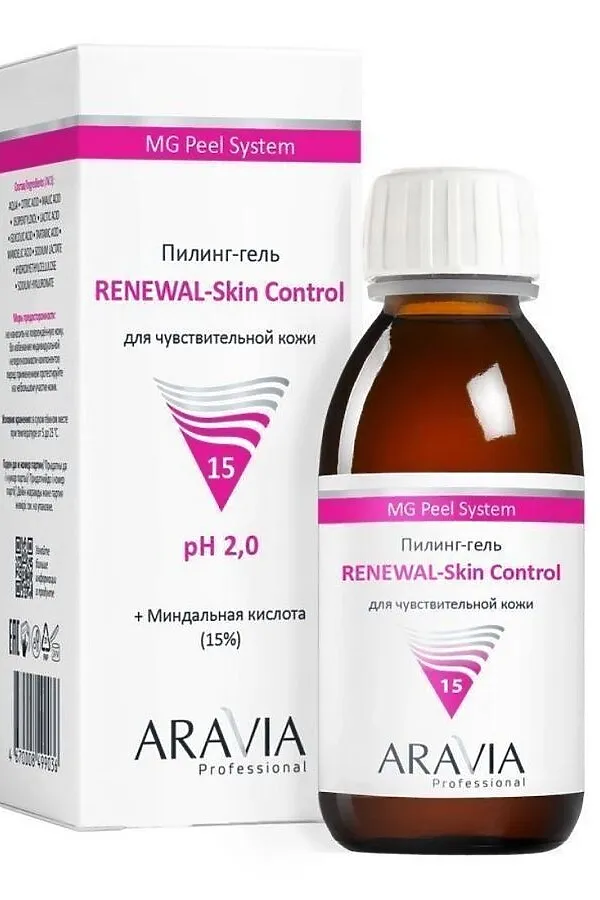 Aravia Гель-пилинг для чувствительной кожи / Renewal–Skin Control, 100 мл KRISTALLER, бесцветный - фото 2