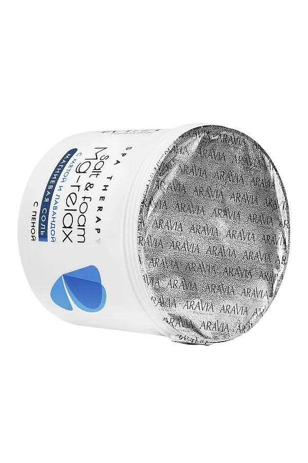 Aravia Магниевая соль с пеной с мятой и лавандой / Salt & Foam Mg-Relax, 550 мл/730 г KRISTALLER, зелёный - фото 2