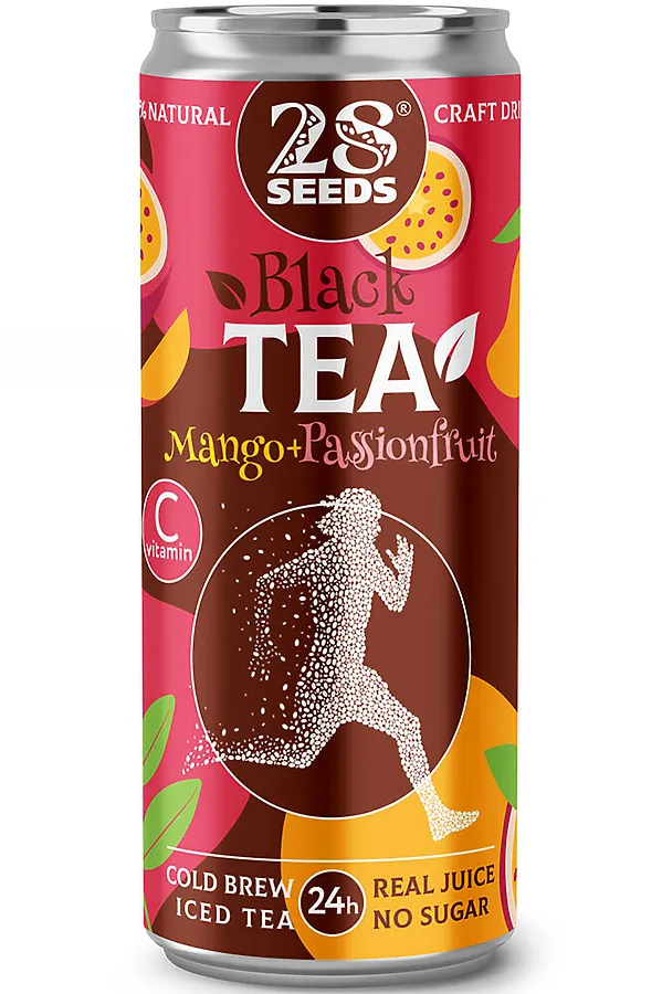 Чай чёрный "Манго + Маракуйя" Cold Brew ж/б 330 мл ЭКО-ПРОДУКТЫ, - - фото 2