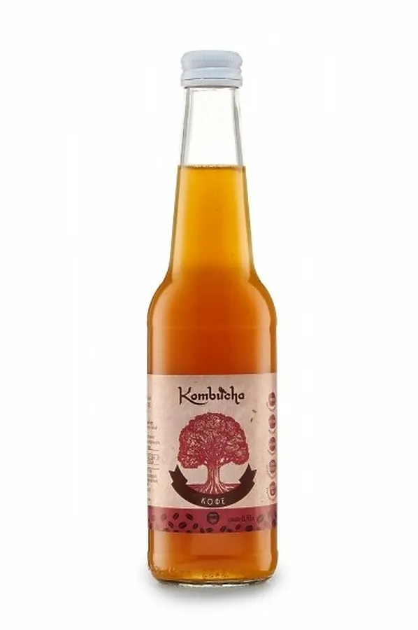 Комбуча Кофе "interkvass" стекло 330мл ЭКО-ПРОДУКТЫ, - - фото 2
