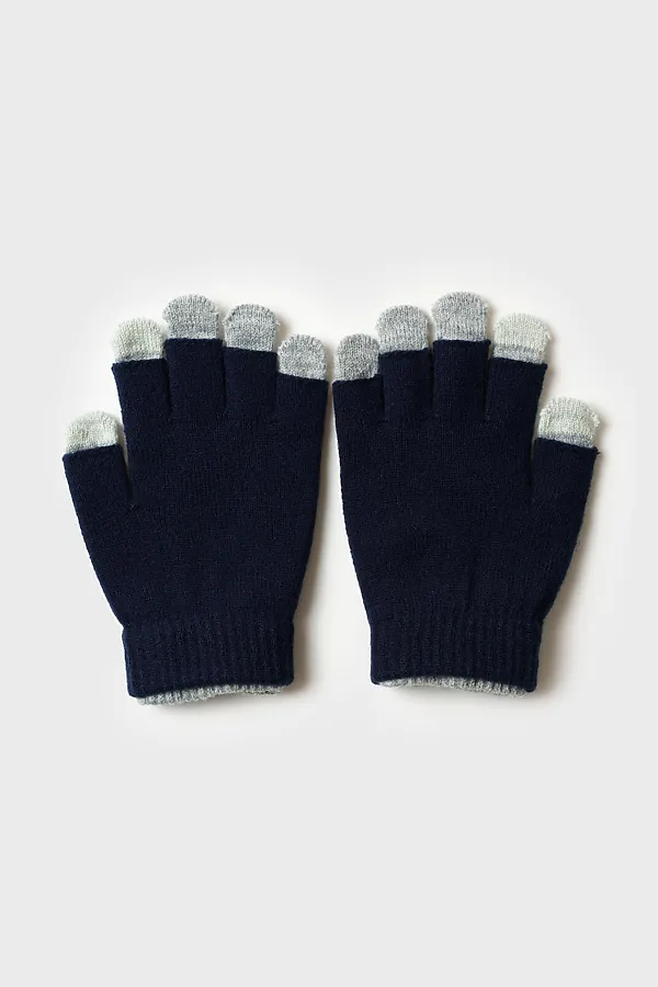 Перчатки PLAYTODAY, серый,тёмно-синий - фото 2
