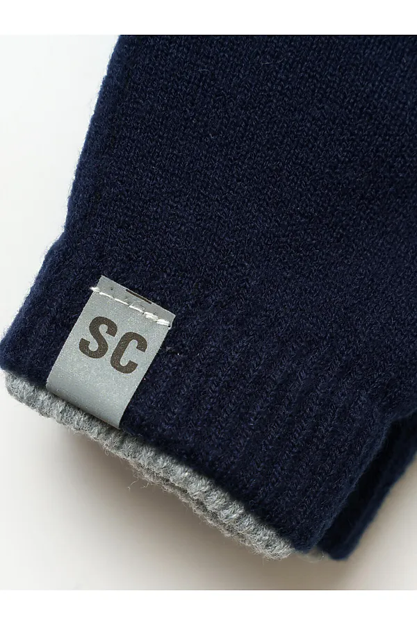 Перчатки PLAYTODAY, серый,тёмно-синий - фото 2