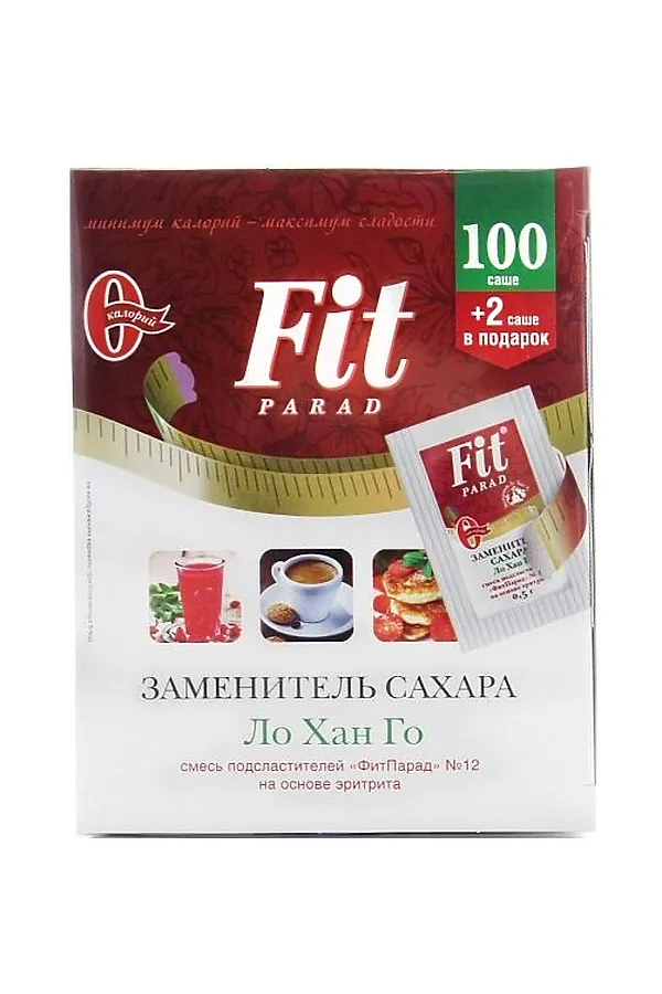 ФитПарад № 12 - 50г Ло Хан Го, эритрит 50шт САШЕ ЭКО-ПРОДУКТЫ, - - фото 2